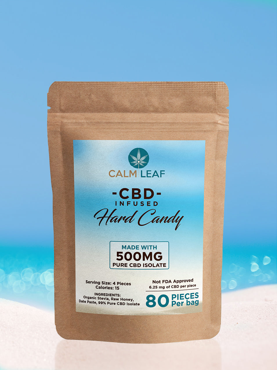 CBD Hard Candy- 500MG Isolate (80 ct.)