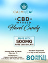 CBD Hard Candy- 500MG Isolate (80 ct.)